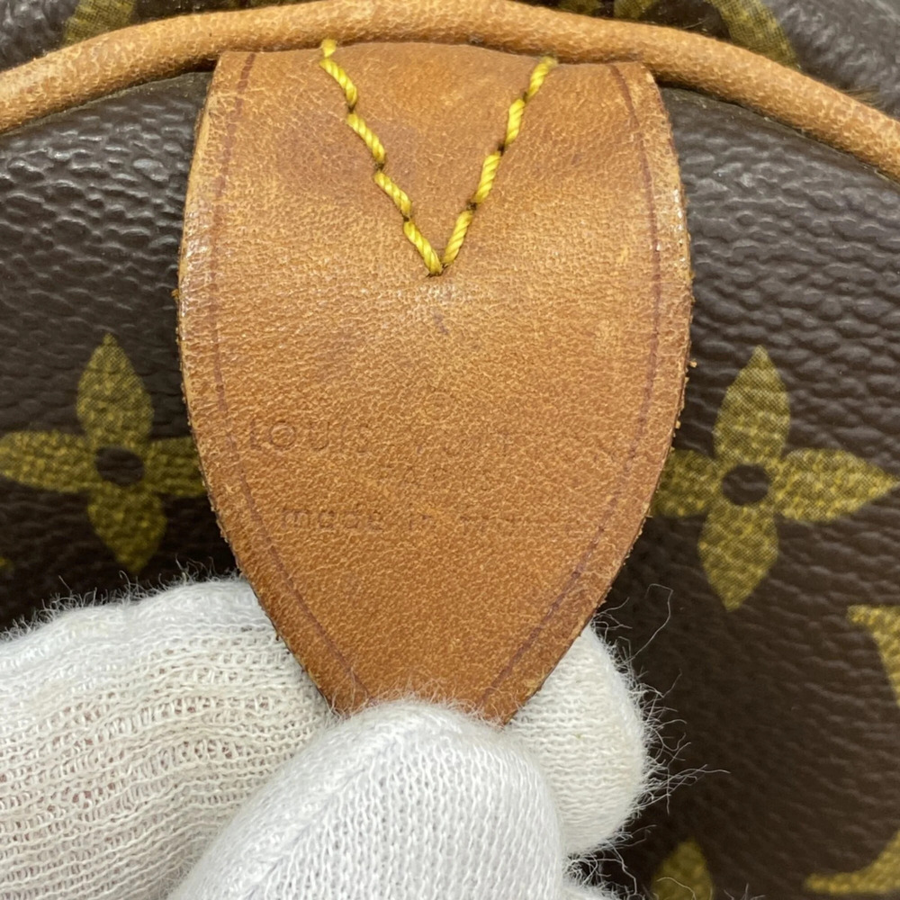 LOUIS VUITTON Authentic Brown Monogram Keepall 45 Boston Bag - Picture 5 of 10
